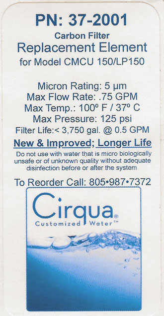 Cirqua Digitally Printed Paper Label