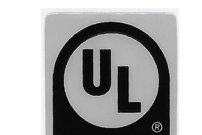 UL Listed Silver Polyester Label